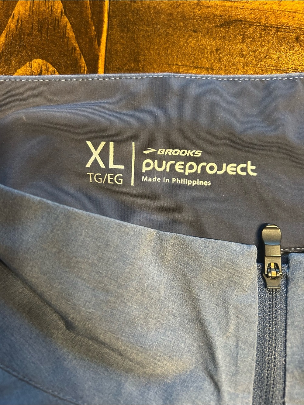Brooks PureProject Men’s XL Blue Full-Zip Track Running Jacket Windbreaker - Picture 4 of 12